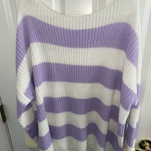 Pink lily sweater
